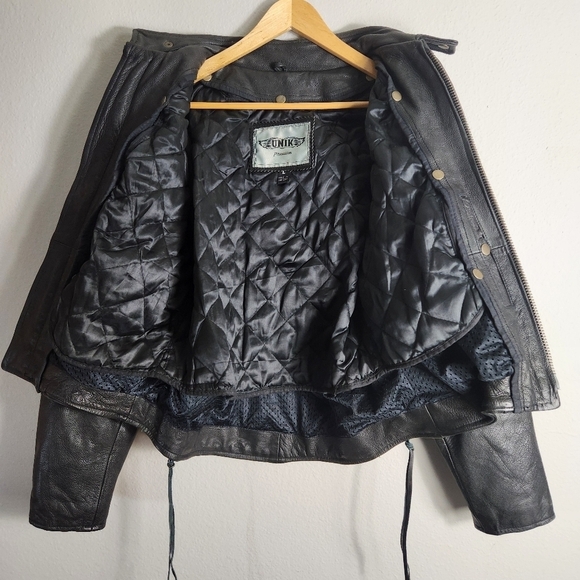 Unik Premium Womens Heavy Duty Motorcycle Jacket w/Snap out Liner-Size L - Picture 4 of 14